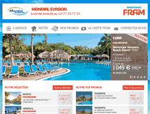 Tablet Screenshot of ambassade-fram-mondial-evasion42.com